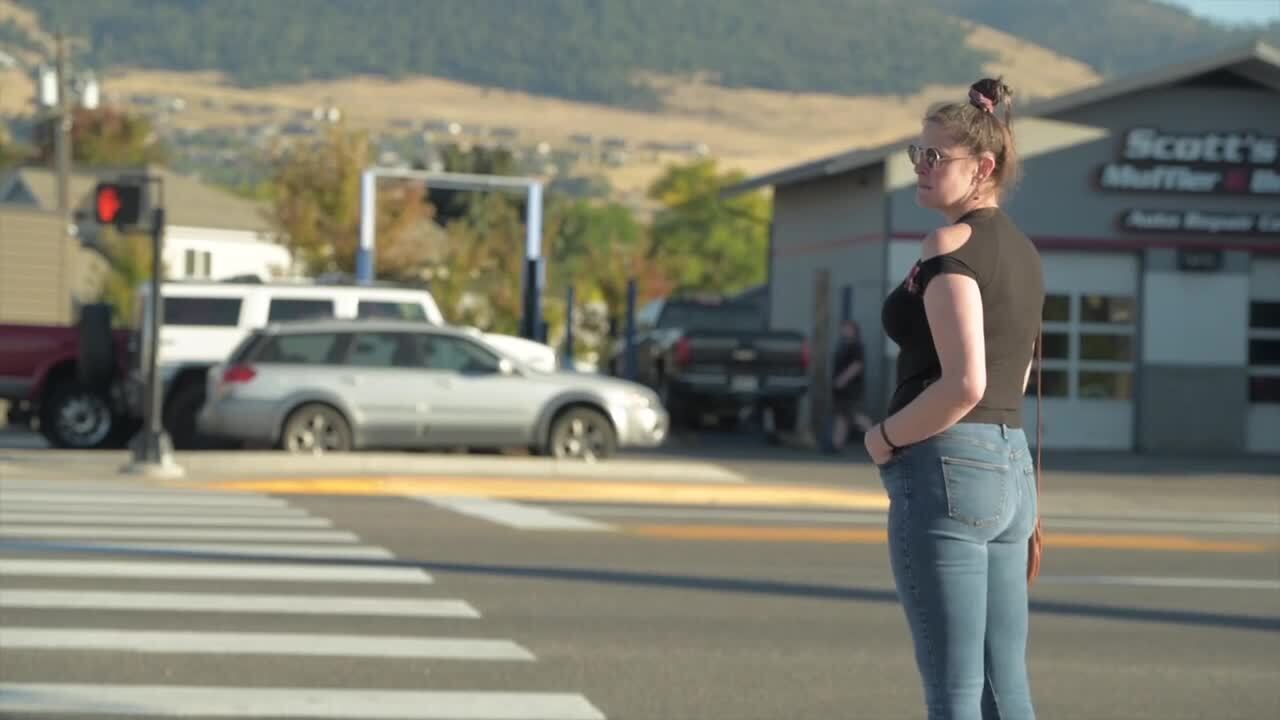 midtown Missoula pedestiran