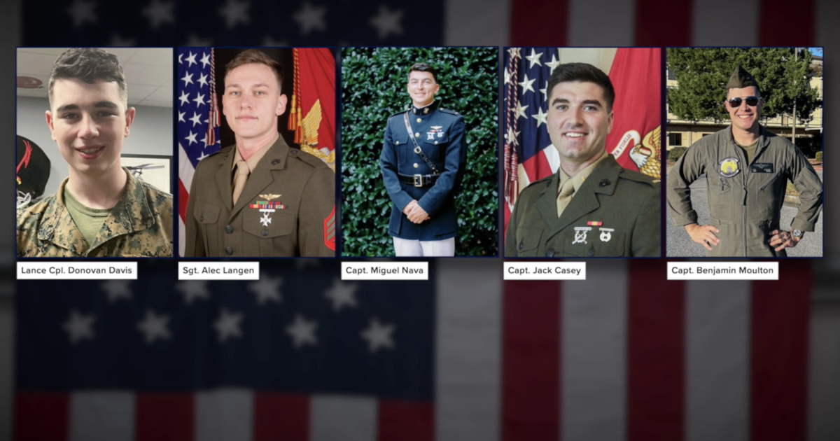 5 Marines killed in East County helicopter crash identified - Vimarsana News