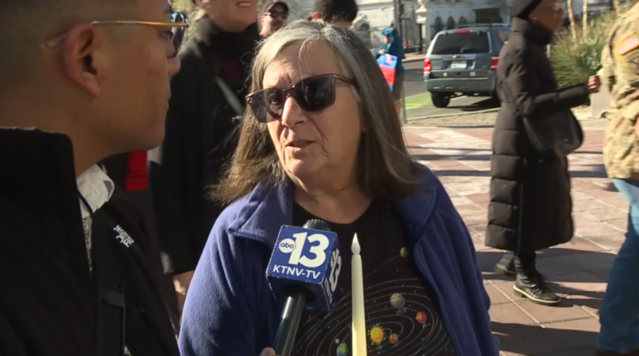 Hundreds protest in Las Vegas after Minneapolis mother killed by ICE officer