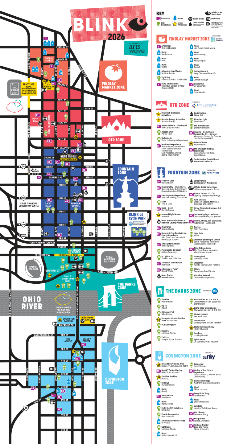 BLINK 2026 Festival Map