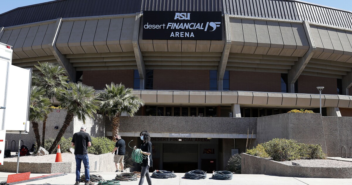 Phoenix Municipal Stadium vaccine site to relocate to indoor Desert Fi... image