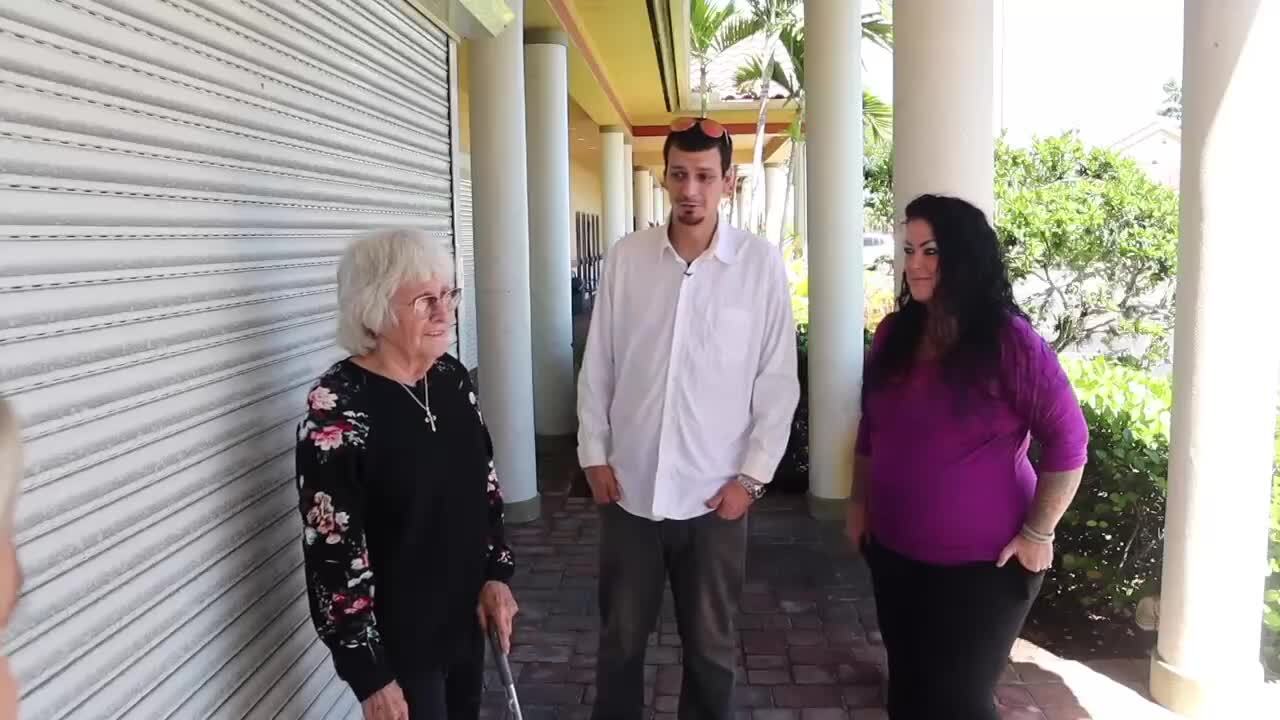 Diane Sharpe (left), Nicholas Frick and his wife, Krista Nabeack were arrested while gambling during a raid at Rio Arcade in St. Lucie County. Sept. 20, 2020.