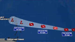Tropical Storm Dolly forecast track August 27 2026.jpeg
