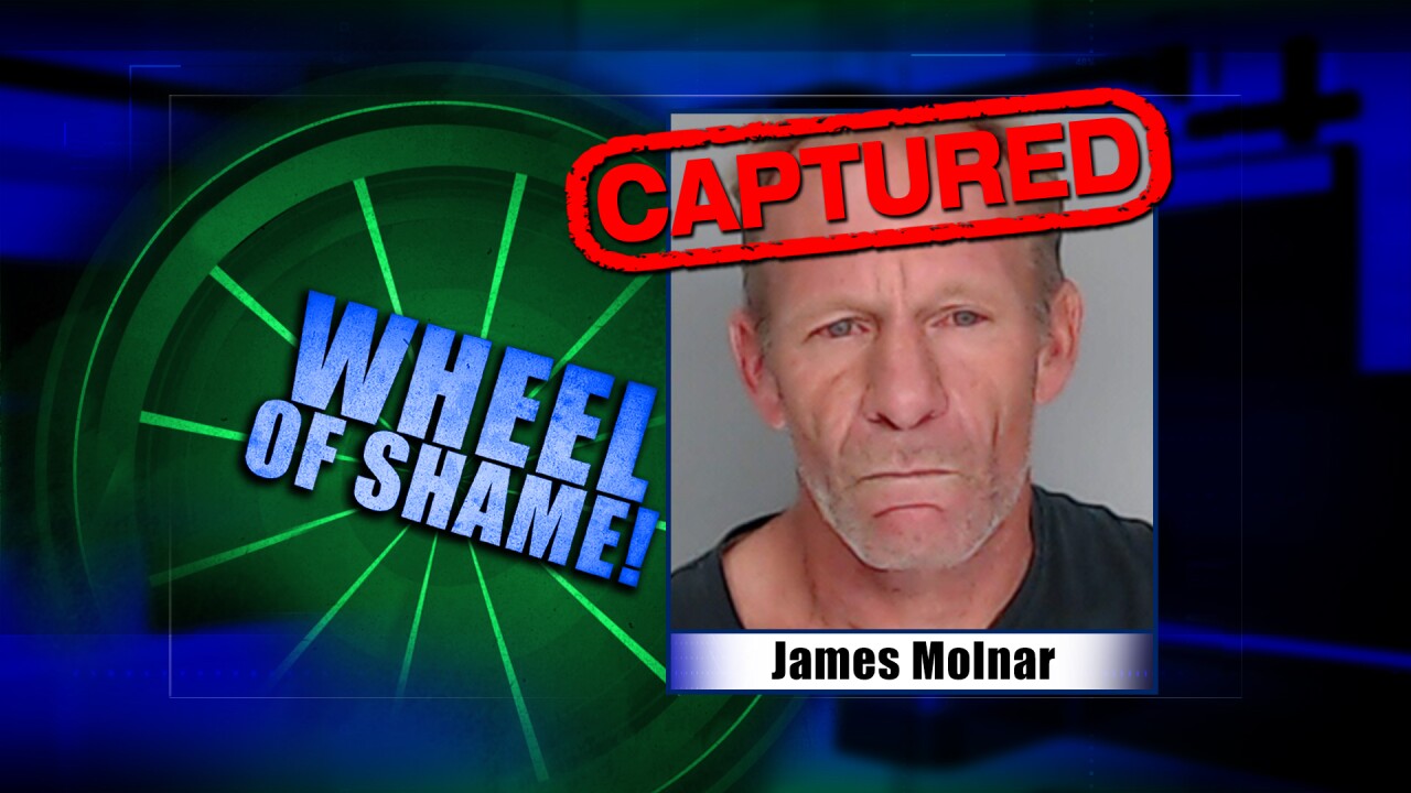 Wheel Of Shame Fugitive Arrested: James Molnar