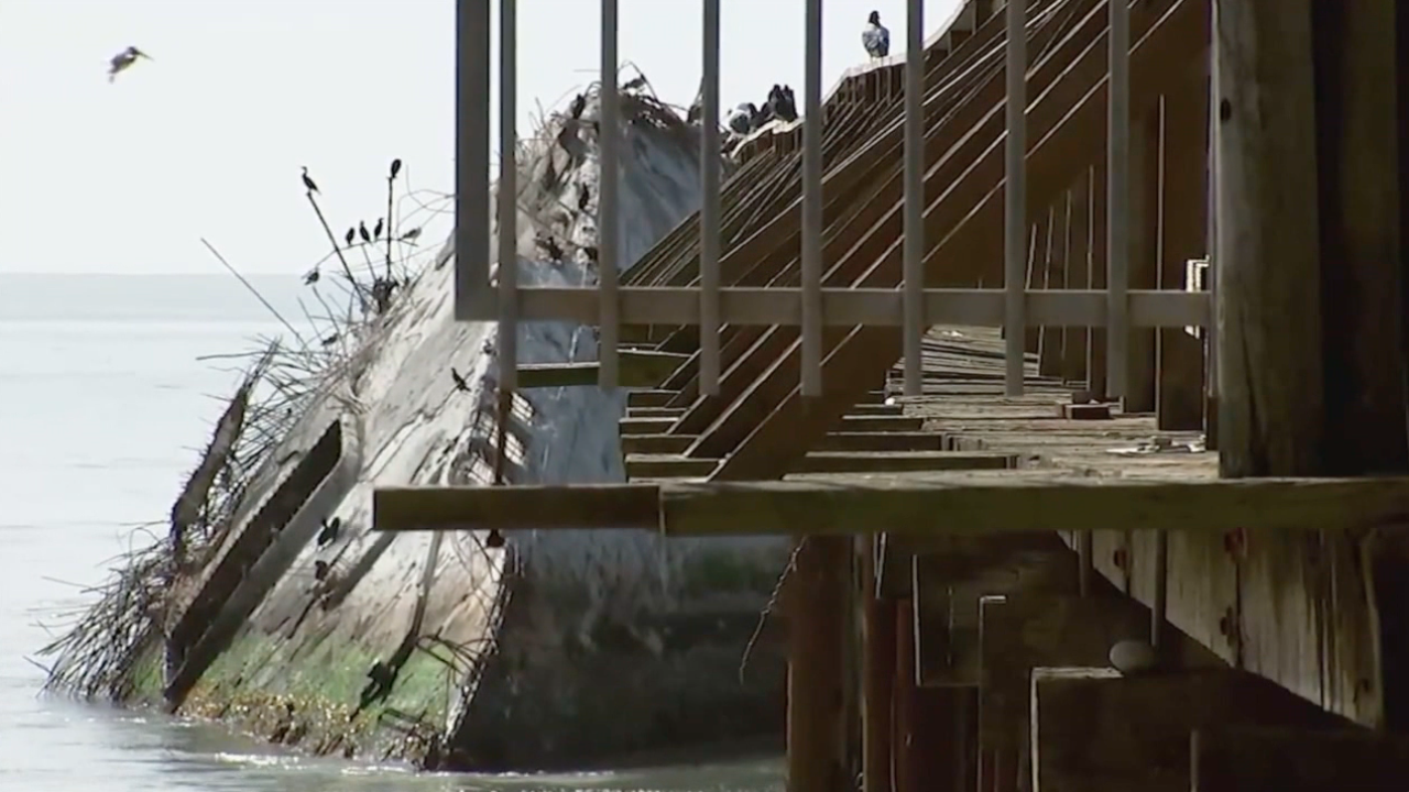 Pier at Seacliff State Beach in Aptos