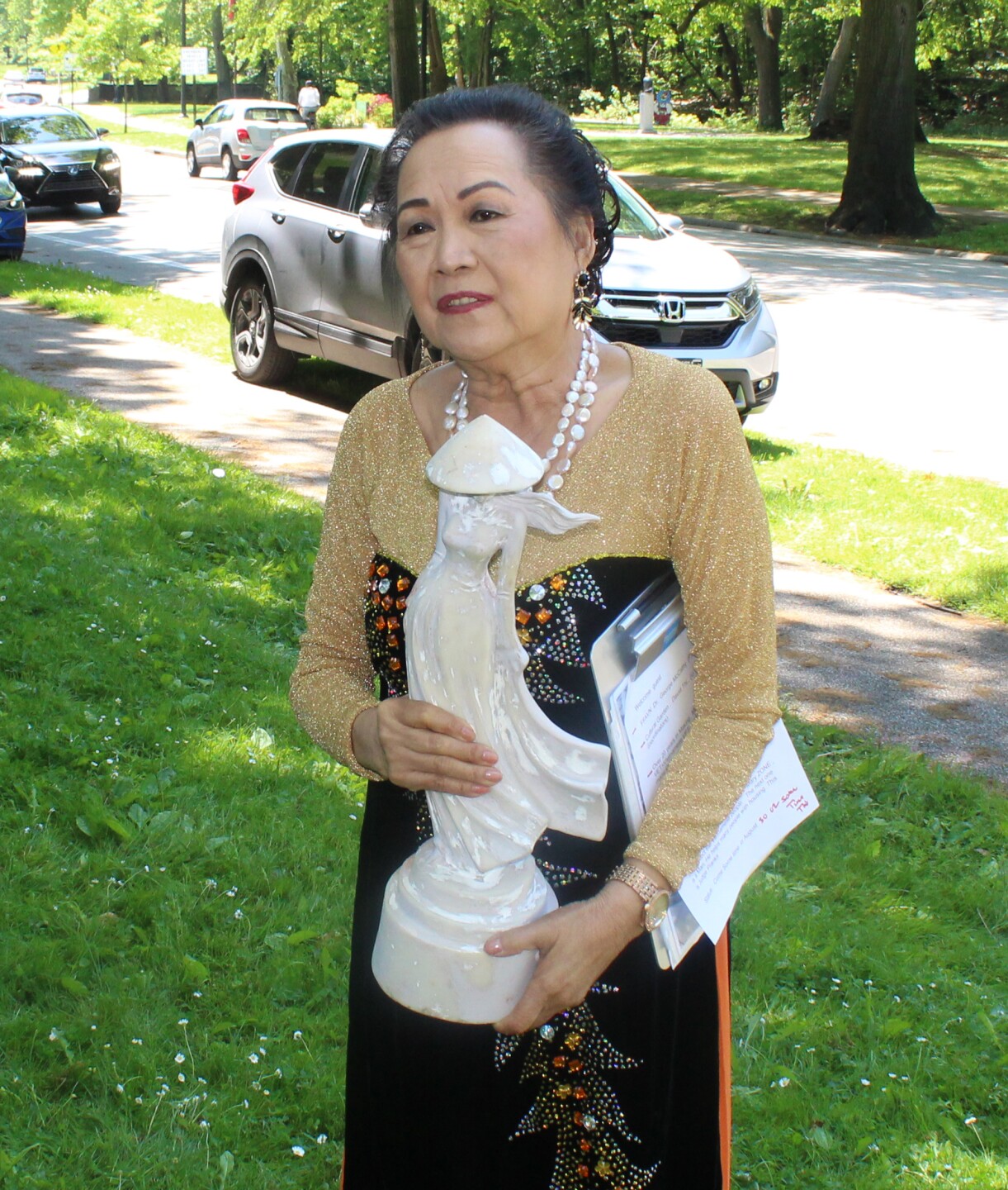 The groundbreaking of the Vietnamese Cultural Garden.