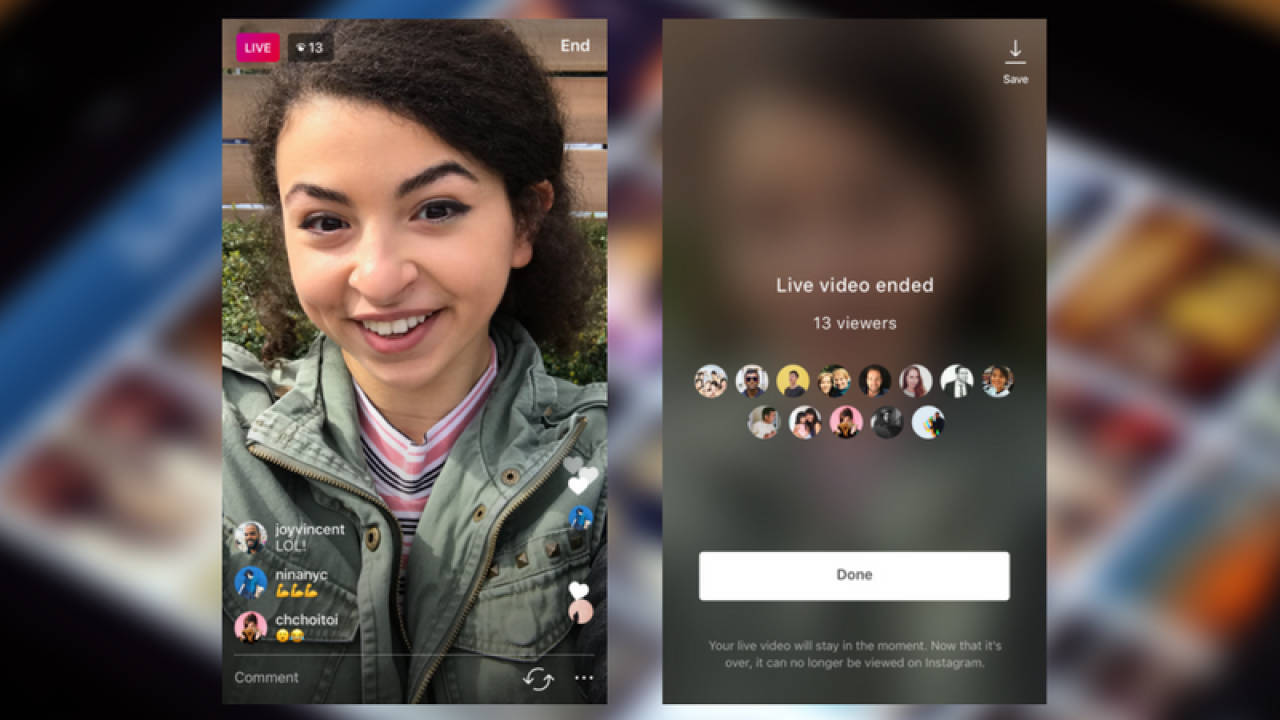 You Can Now Save Instagram Live Videos To Your Phone