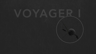 Voyager I, the most distant human-made object in the universe.