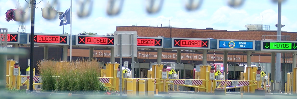 Border Closed at Peace Bridge