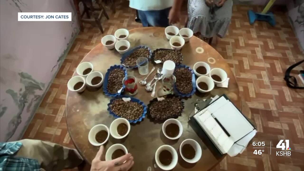 Coffee bean selection in Nicaragua
