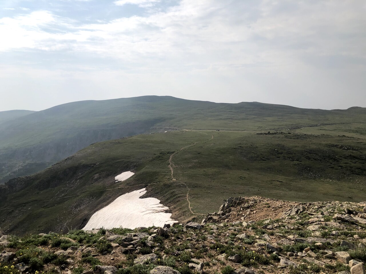 Rollins Pass in distance