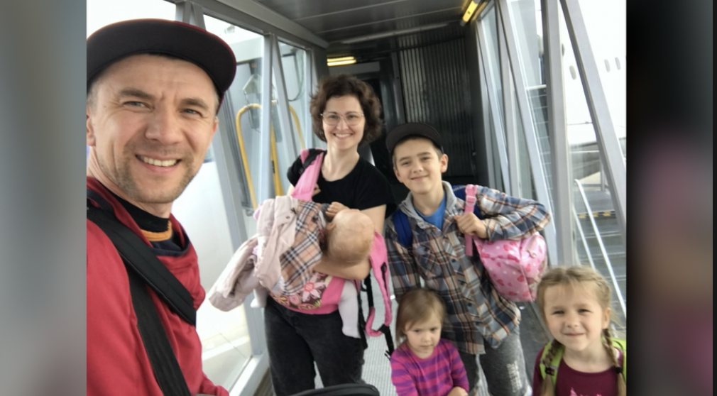 Ukrainian family escapes to United States