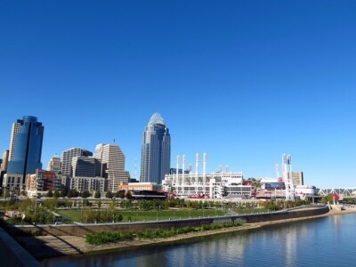 Mostly sunny downtown
