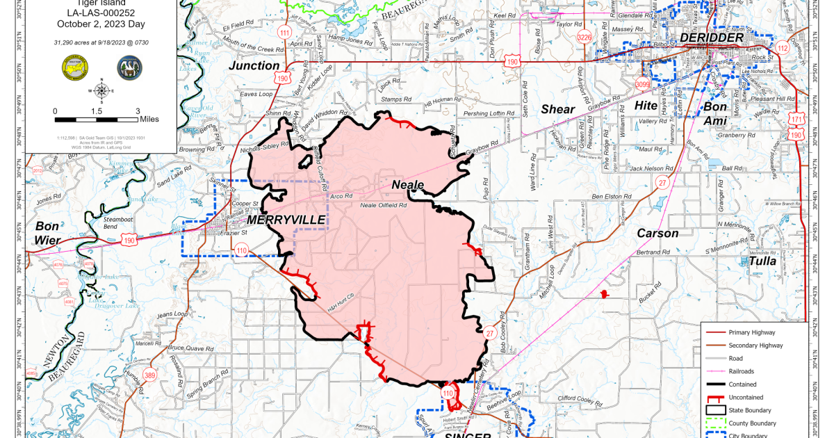 State Fire Update for Monday, October 2, 2023 - Vimarsana News