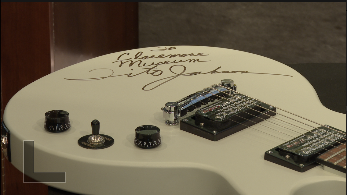 Tito Jackson Signed guitar