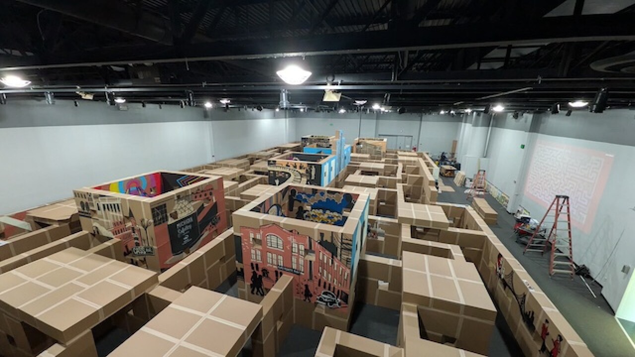 Michigan Science Center maze