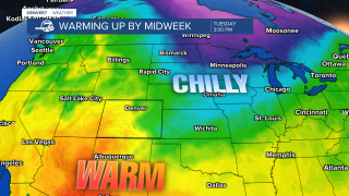 Warmer air on the way 10 6