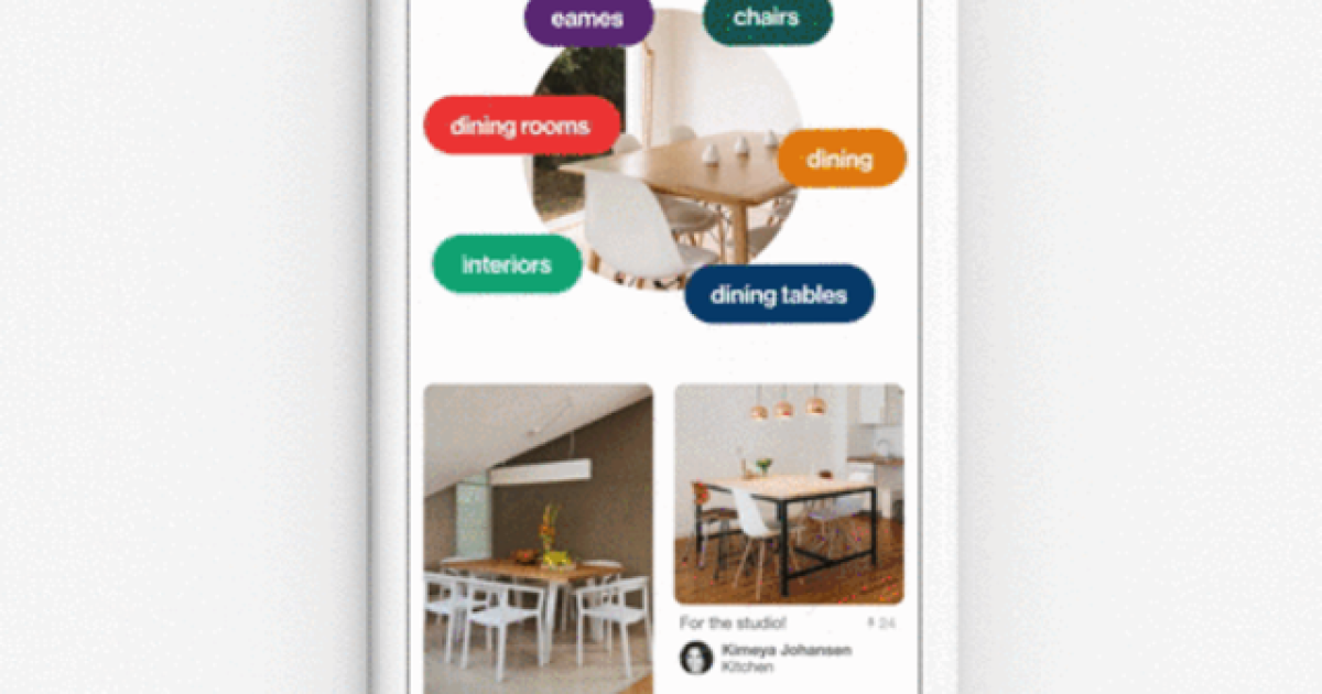 New visual search tool coming to Pinterest app