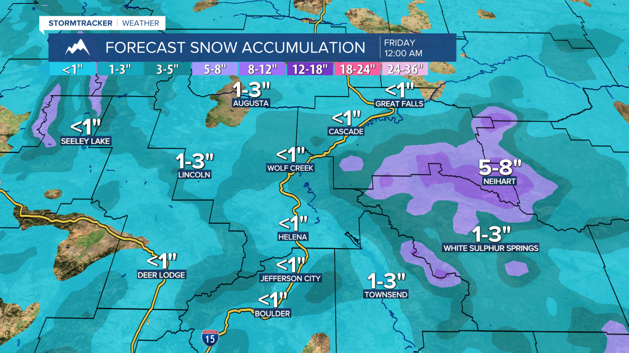 Snow through Thursday night
