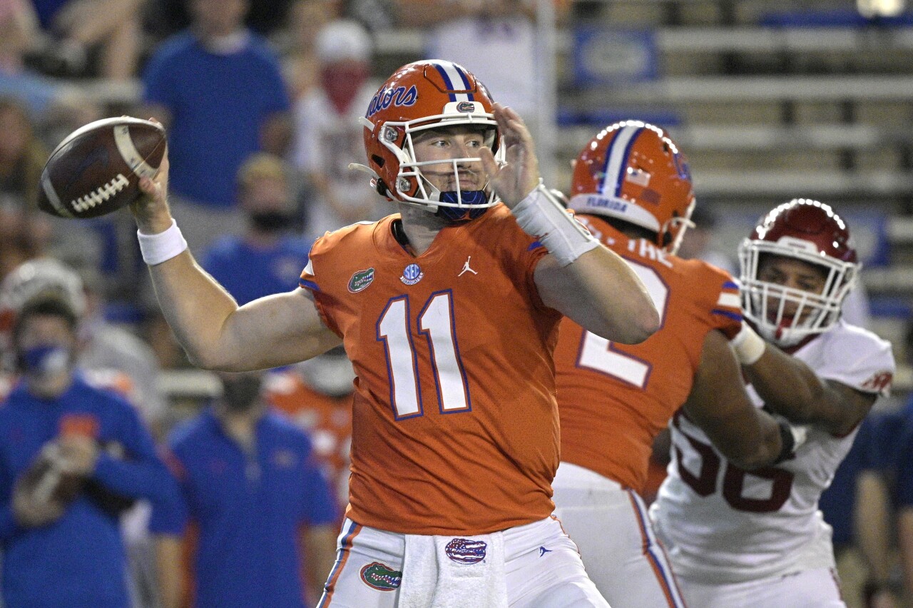 Florida Gators QB Kyle Trask vs. Arkansas Razorbacks in 2020