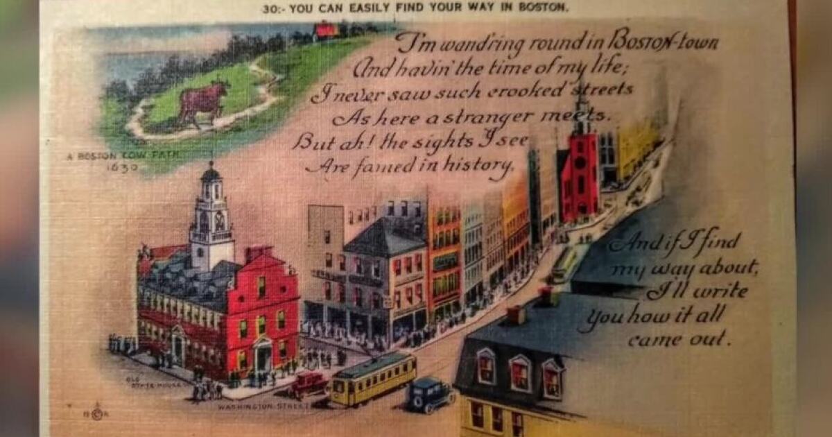 Penny postcard delivered to intended recipient 73 years later