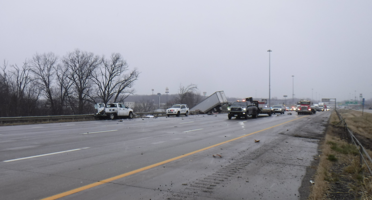 Leffler Semi Truck Damage