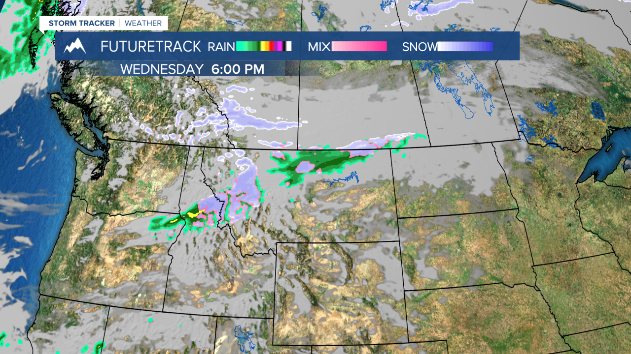 Larger storm expected tomorrow