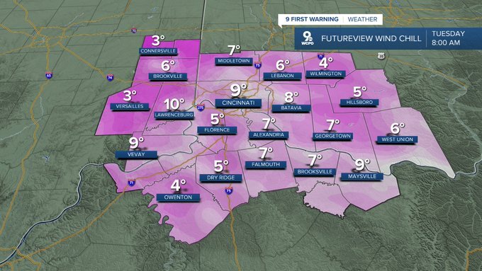 Tuesday AM Wind Chill