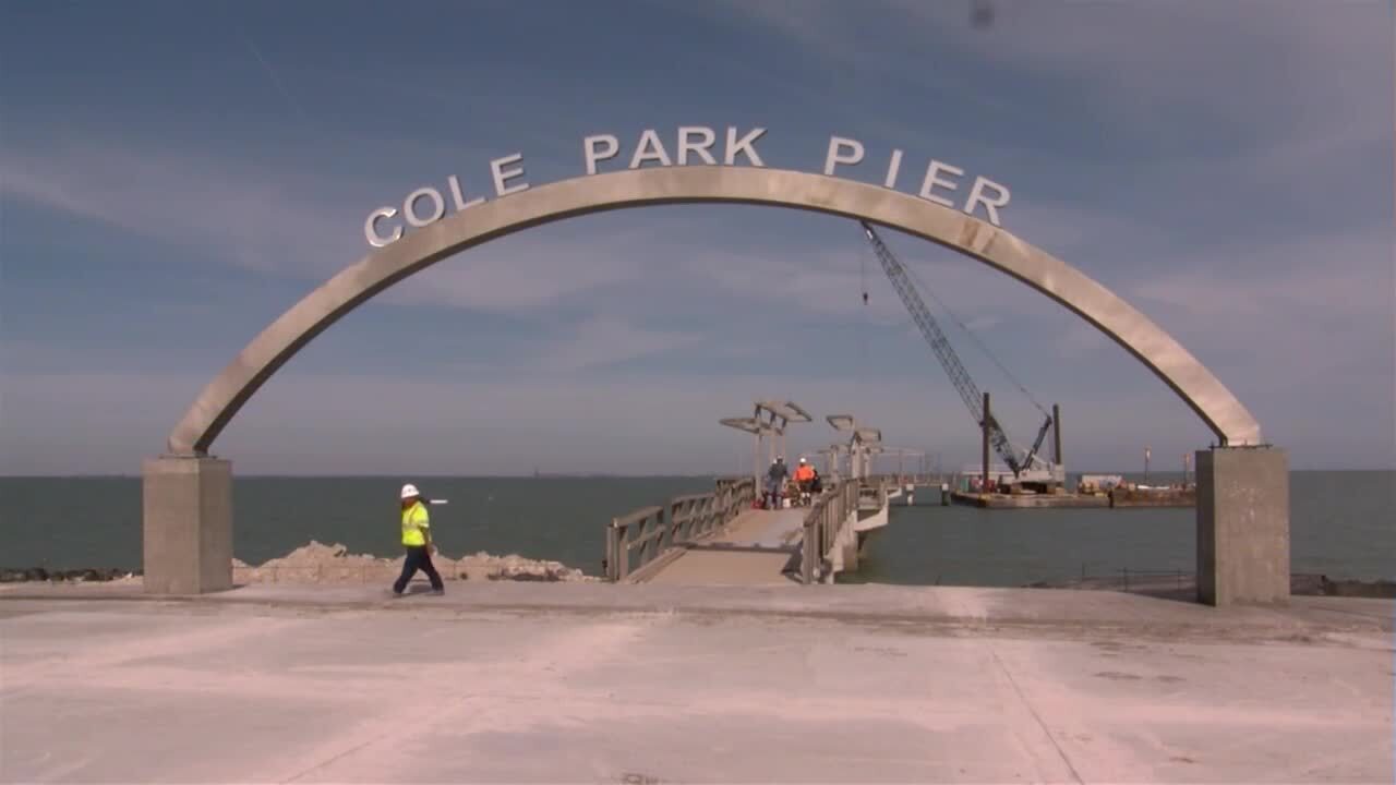 Cole Park Pier renovation on time for completion