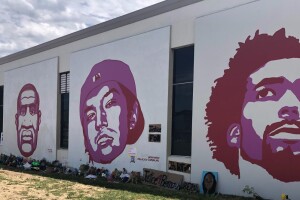 Salt Lake City Utah Floyd mural 