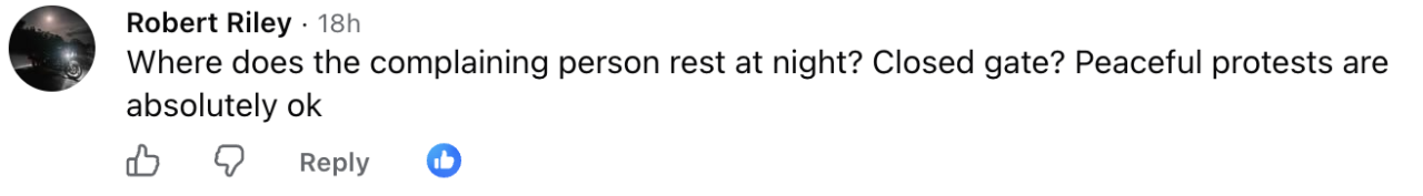 Dorsett Hill Haunt comments about the complaint
