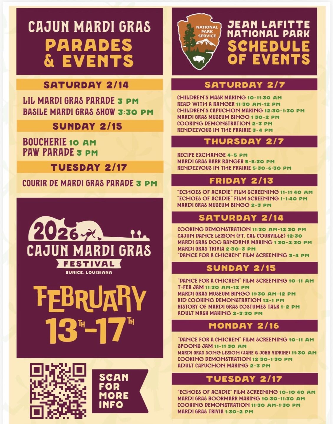 Eunice Cajun Mardi Gras