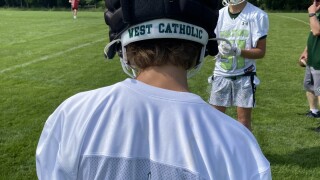 West Catholic football practice