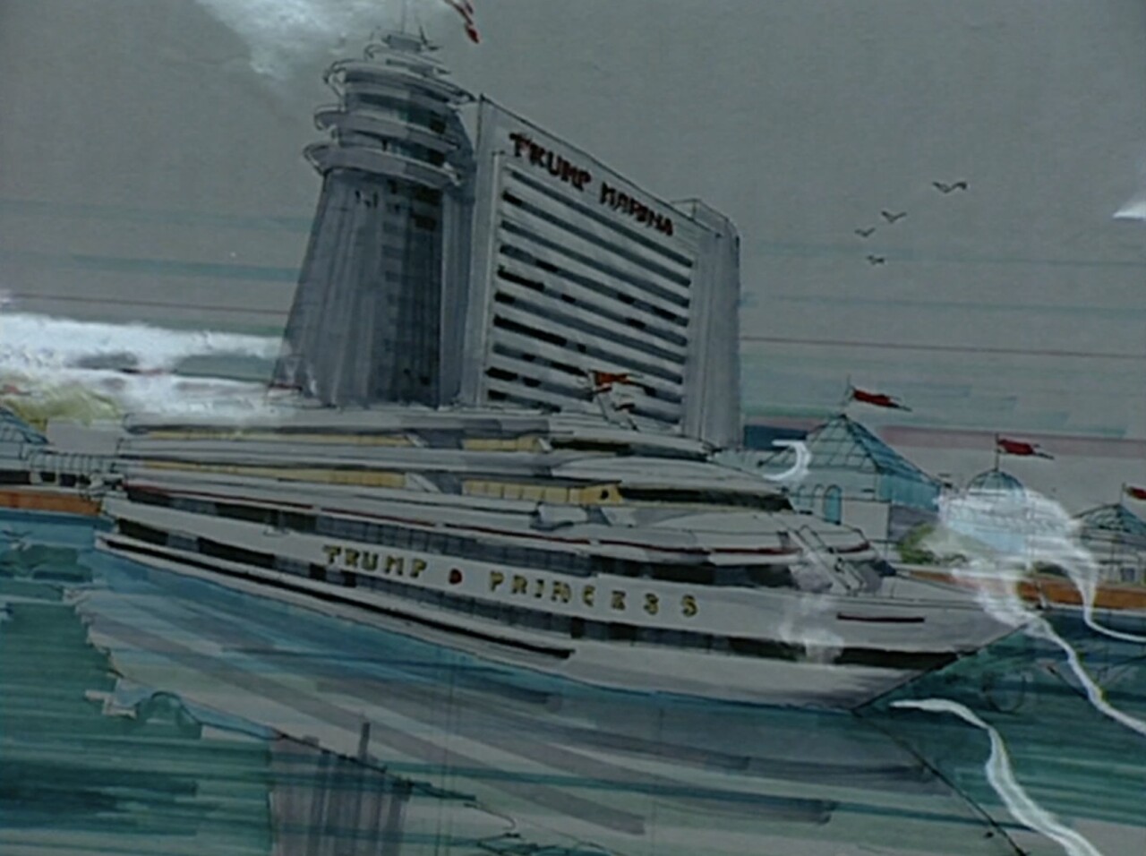 Artist sketch Trump Casino