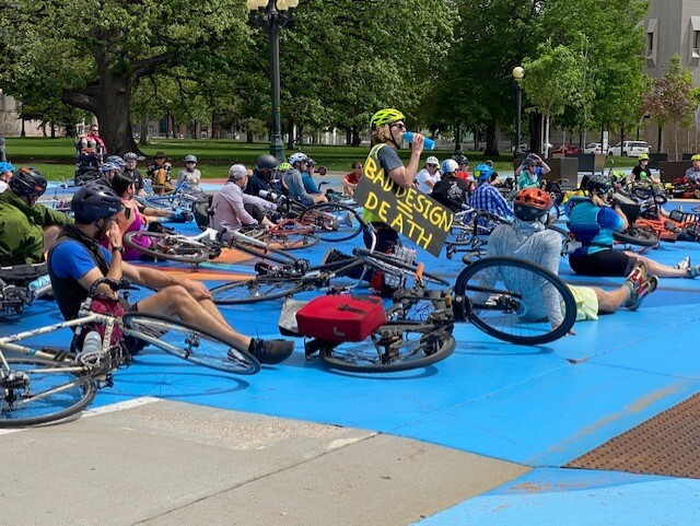 Die-in at Denver City & County Building