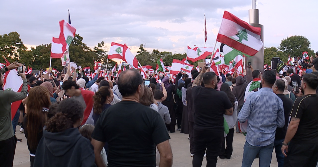 Hundreds gathering for the rally in Dearborn