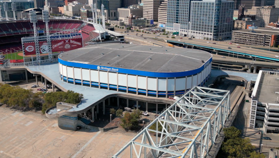 The future of the Heritage Bank Center at The Banks is still in limbo.