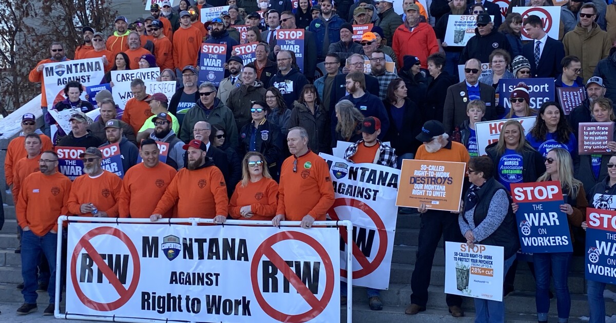 Montana legislative committee rejects #39 right to work #39 bill
