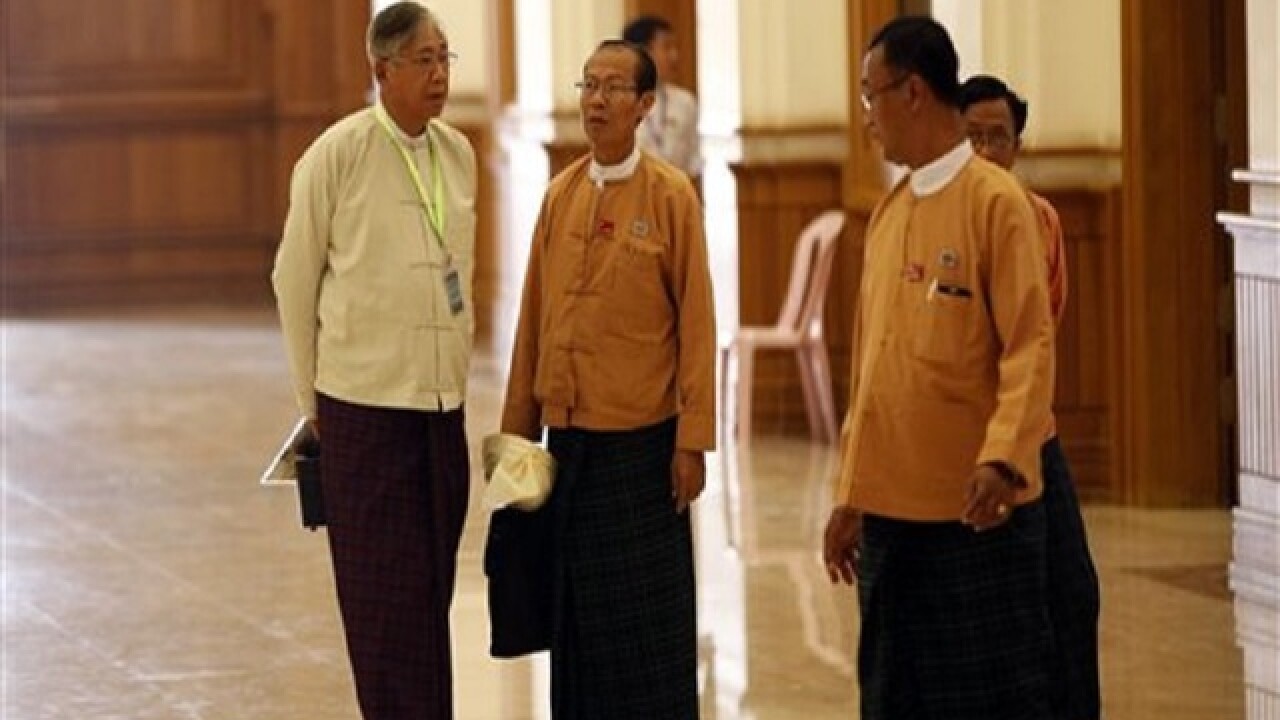 Htin Kyaw sworn in as Myanmar's president