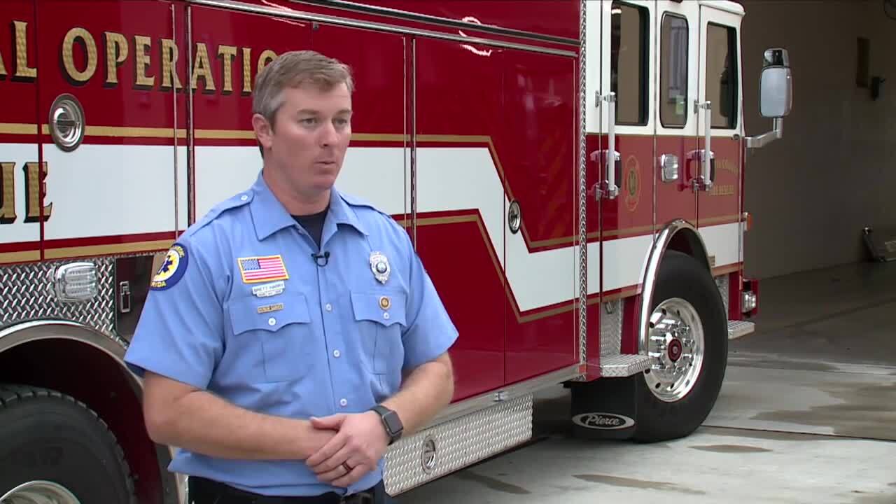 Martin County Fire Rescue diver Brett Harry searched for the missing boat in Hosford Park in Stuart. Dec. 13, 2023