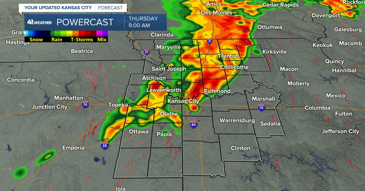 KSHB 41 Weather Blog | Kansas City in line for more rounds of thunderstorms