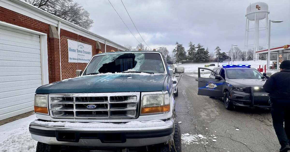 Ice on cars creates dangerous road hazards, auto glass shop sees surge in repairs