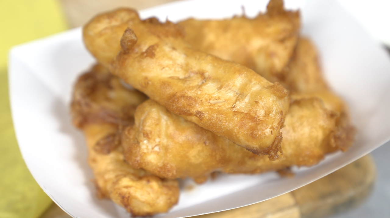 Beer-battered cod at Hard Knocks Food Truck