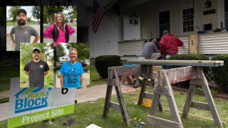 sheboygan volunteers join habitat lakesides rock the block program to help homeowners.jpg