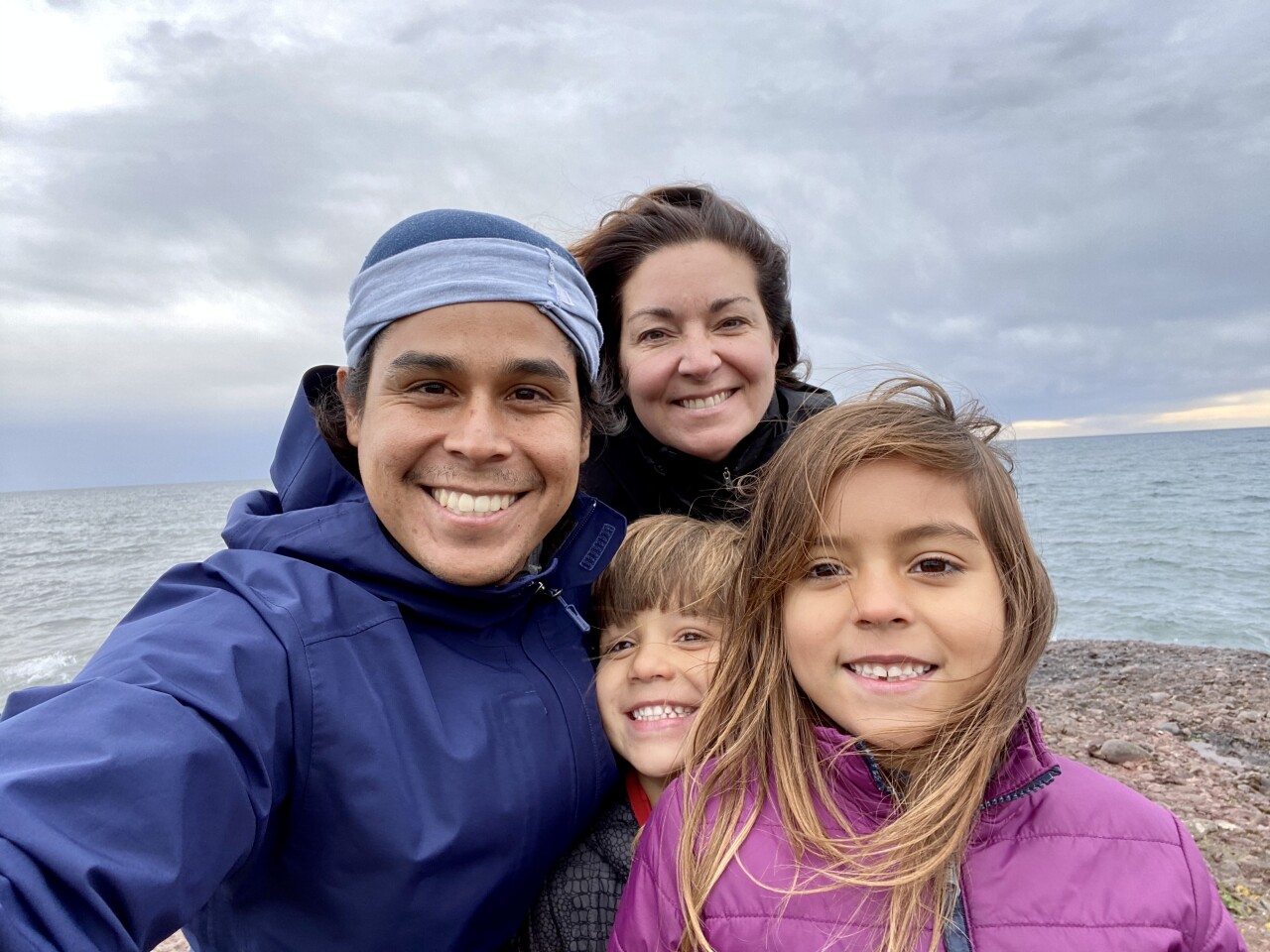 Jose Aste and his family