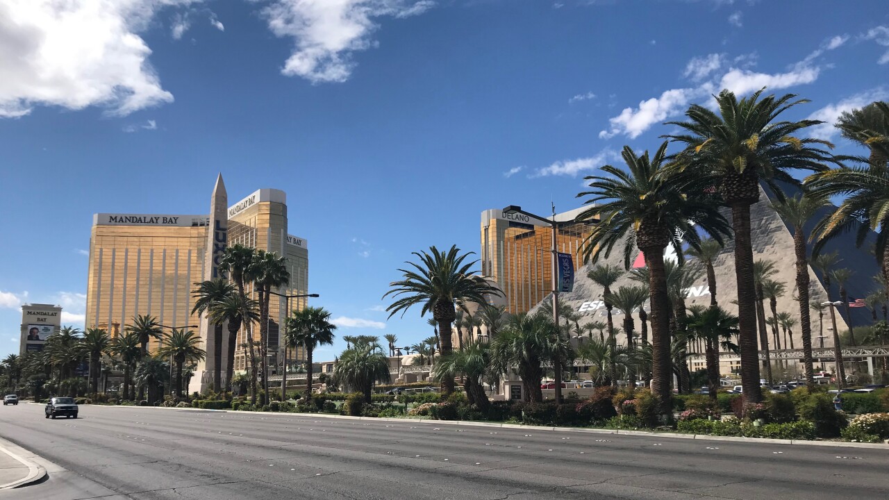 Las Vegas strip view