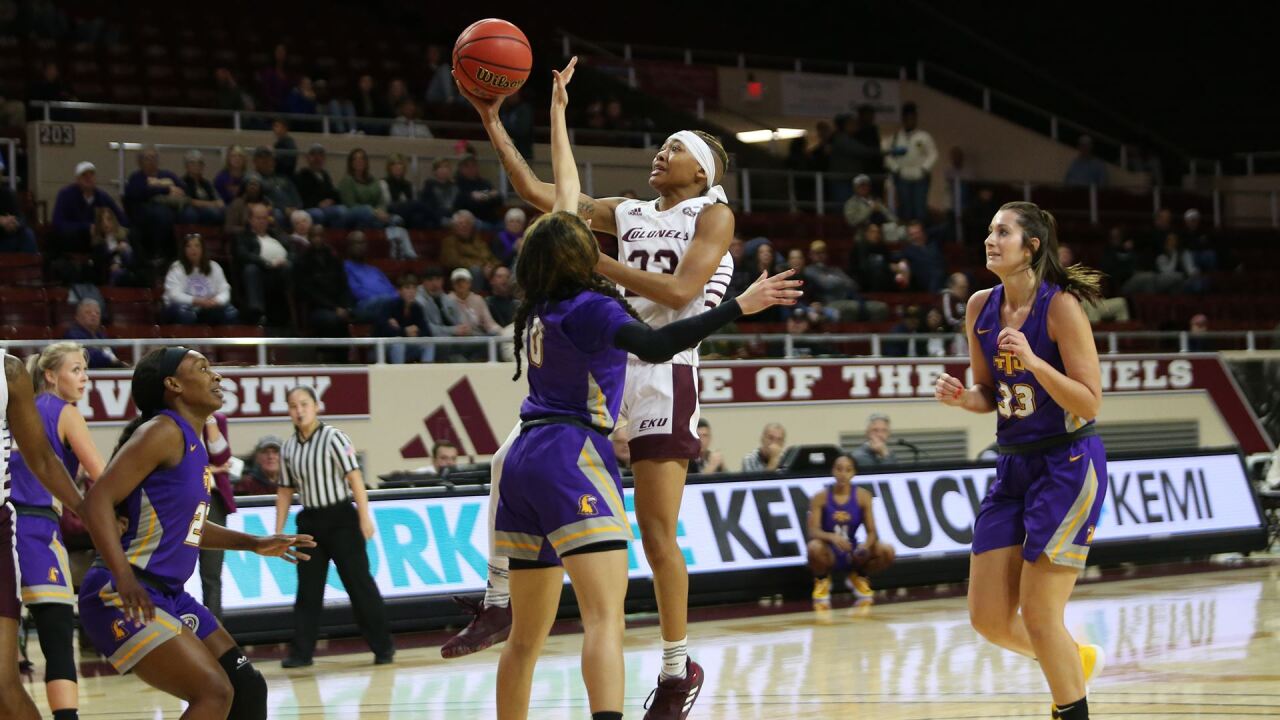 Eku Women S Hoops Falls To Tennessee Tech In Ovc Opener