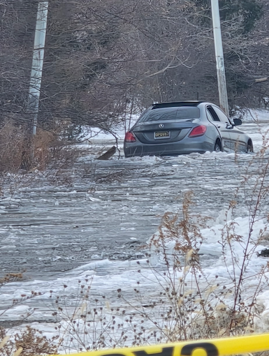 Water main break in Detroit
