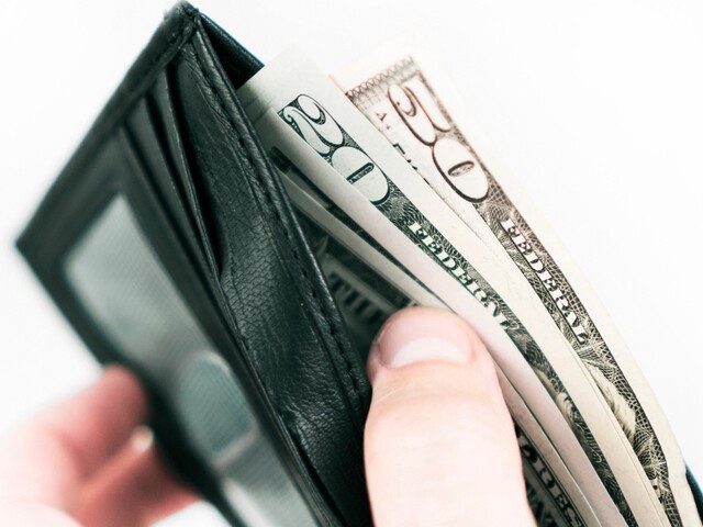 Money in wallet