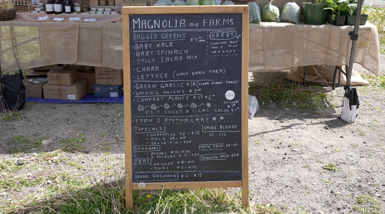 Magnolia Farms at the Allen Neighborhood Center farmers market